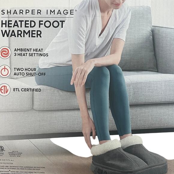 Heated Foot Warmer by Sharper Image NEW - Picture 1 of 5